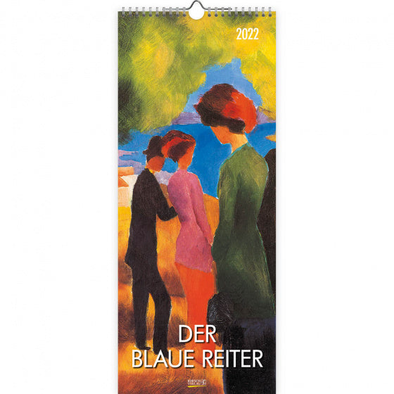 kalender Der Blaue Reiter 2022 papier 28,5 x 69 cm