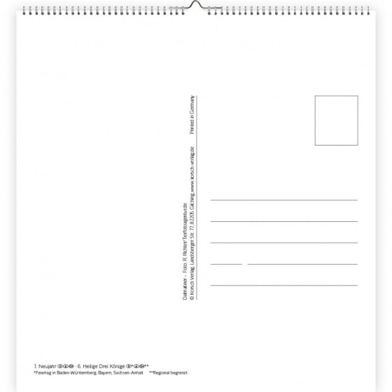 kunstkaartkalender Honden 2022 papier 17 x 16 cm
