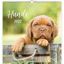 kunstkaartkalender Honden 2022 papier 17 x 16 cm