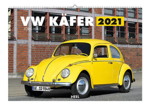 wandkalender Volkswagen Beetle 2021 47,5 x 33 papier