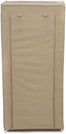 draagbare kledingkast 148 x 70 x 46 cm PP/staal taupe