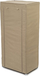 draagbare kledingkast 148 x 70 x 46 cm PP/staal taupe