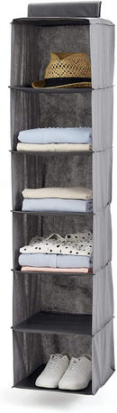 organizer Boston 6-vaks 128 x 30 x 30 cm PP grijs