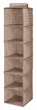 organizer Rivoli 6-vaks 128 x 30 x 30 cm PP bruin