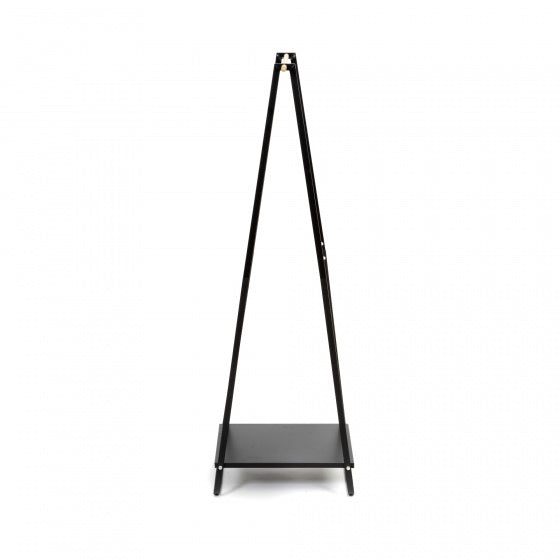 kledingrek Gustaf 54 x 140 cm staal/hout zwart