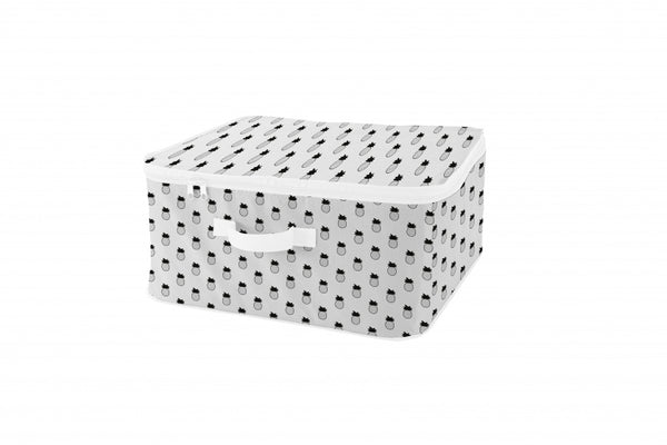 opbergbox Tropic 46x46x20,5cm polypropyleen wit