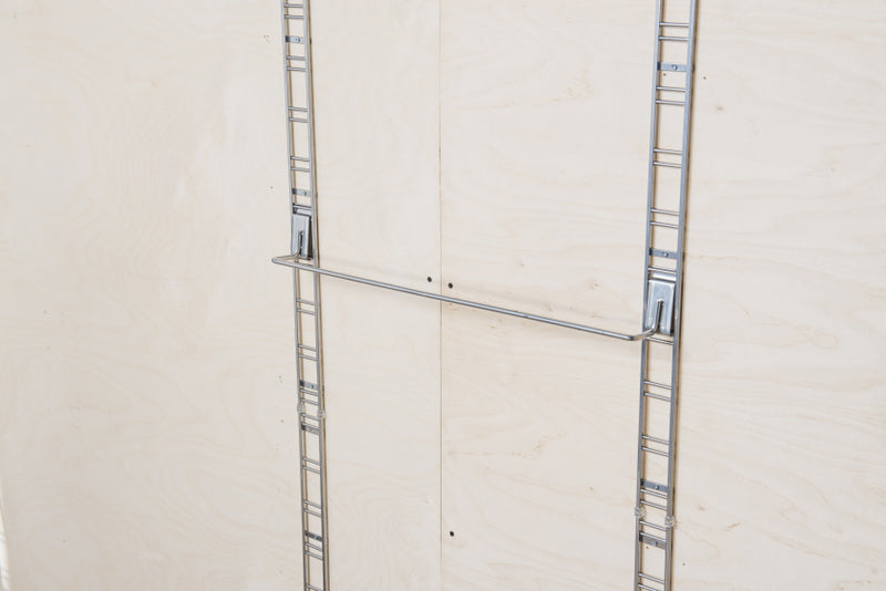 ophangrail Walltech 67,7 cm staal zilver