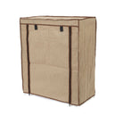 schoenenrek 4 planken Oxford beige
