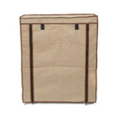 schoenenrek 4 planken Oxford beige