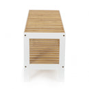 schoenenrek Akira 70 x 33,5 cm hout wit/naturel