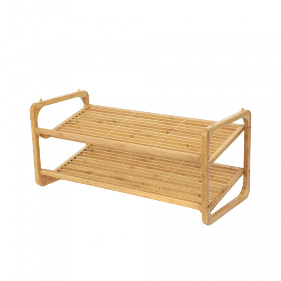 schoenenrek Bamboo 75 x 34 cm bamboe naturel