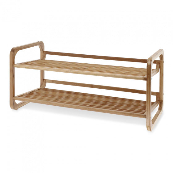 schoenenrek Bamboo 75 x 34 cm bamboe naturel