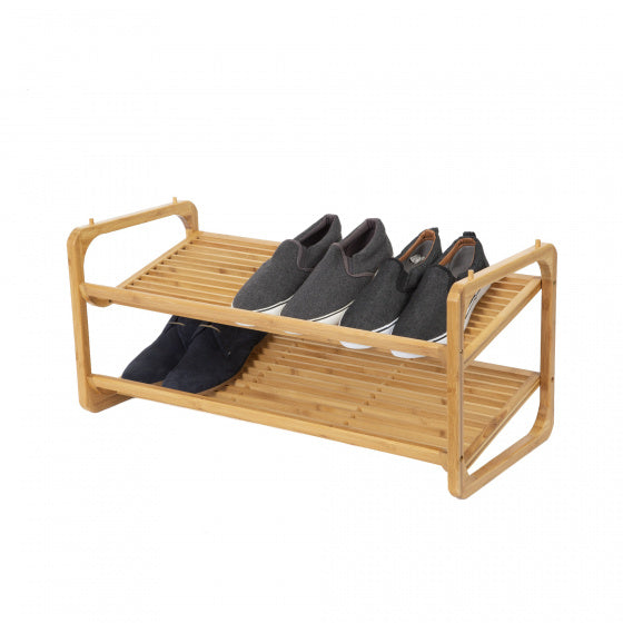 schoenenrek Bamboo 75 x 34 cm bamboe naturel