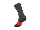 compressie-fietssokken pro V3.0 winter zwart/rood maat 35-38