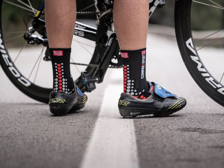 Pro Racing V3.0 fietssokken zwart/rood maat 39-41