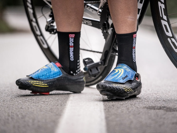 Pro Racing V3.0 fietssokken zwart/rood maat 39-41