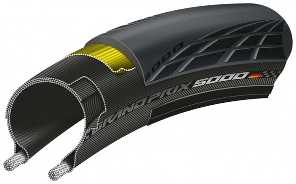 Buitenband Continental Grand Prix 5000  28 x 1.10'' / 28-622 - zwart