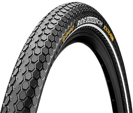 Buitenband Continental Ride Cruiser 28 x 2.00" / 50-622 mm - zwart met reflectie