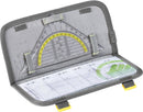 etui Soniclights 24 x 11 x 6 cm polyester blauw/groen