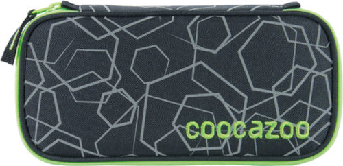 etui Laserreflect 24 x 11 x 6 cm polyester zwart/groen