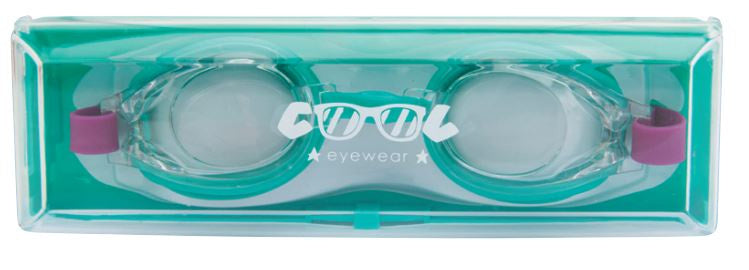 zwembril meisjes siliconen/polycarbonaat roze/blauw