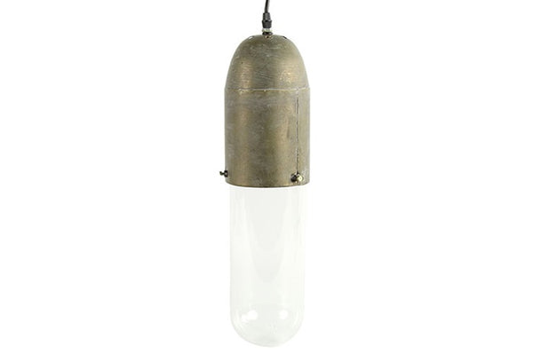 Hanglamp E27 Mattijn L Grijs