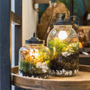 Tafellamp Glazen Pot, 19cm