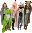 Noxxiez Knuffeldeken met Capuchon Koala, 130x100cm