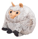 handwarmer Alpaca junior 35 x 35 cm pluche grijs