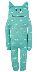 knuffel Loris 65 cm polyester turquoise