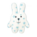 knuffel Rabit Cool Touch 46 x 32 cm polyester blauw/wit