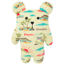 knuffel Sloth Aloha 46 x 32 cm polyester beige