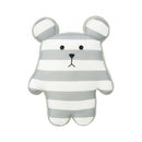 knuffel Sloth Cool Touch 38 x 35 cm polyester grijs/wit