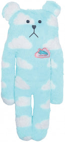 knuffel Sloth Goodnight 41 x 17 cm polyester lichtblauw