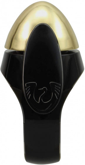 fietsbel Rocket 7 x 2,8 cm staal zwart/goud