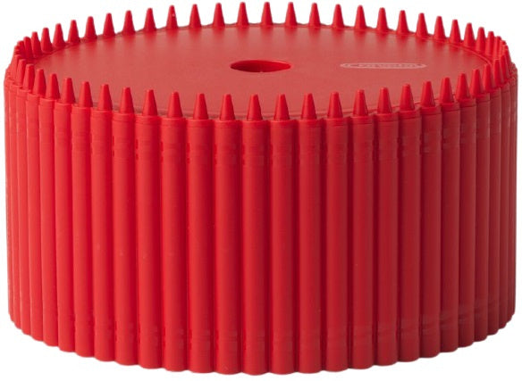opbergbox 9,1 x 10,8 cm polypropyleen rood