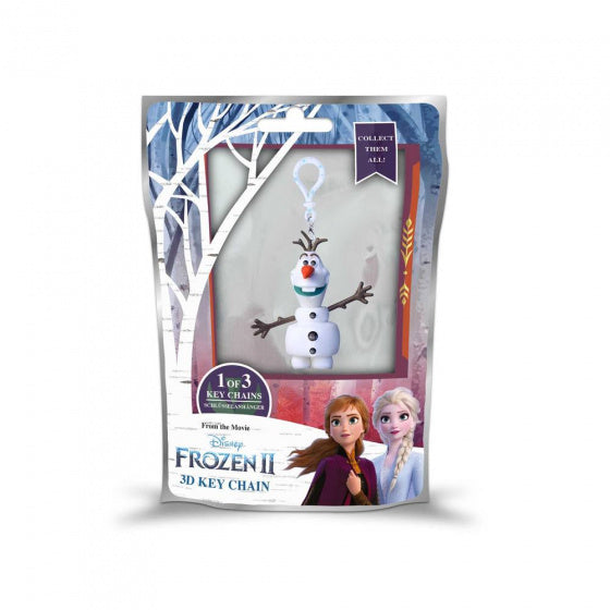 sleutelhanger Frozen Anna meisjes 16 x 10,5 cm paars