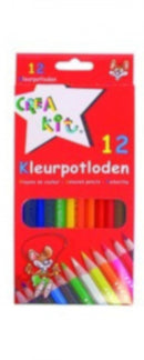 kleurpotloden junior 18,8 cm hout 12 stuks