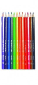 kleurpotloden junior 18,8 cm hout 12 stuks