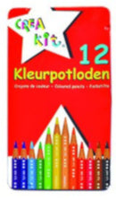 kleurpotlodenset junior hout 12 stuks