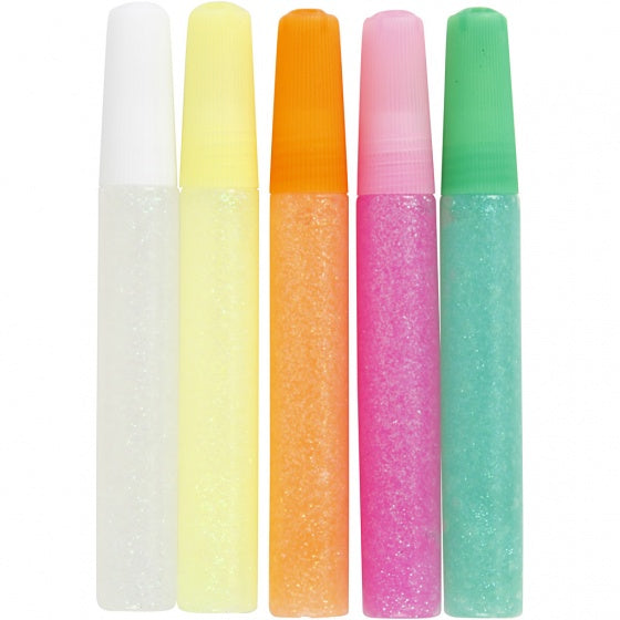 glitterlijm 5 stuks 10 ml