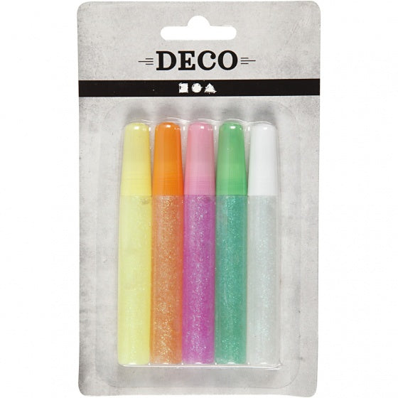 glitterlijm 5 stuks 10 ml