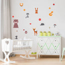 muursticker Forest Animals junior vinyl 21 stuks