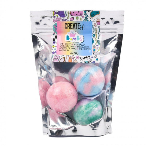 Create It! Bruisballen Multikleuren, 3st.