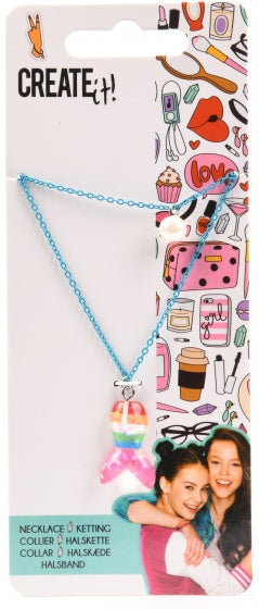 ketting blauw met visje