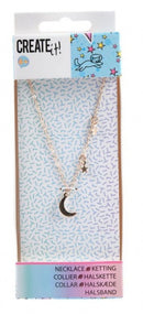 ketting maan meisjes goud one-size