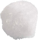 pom-poms junior 2 cm pluche wit 100 stuks