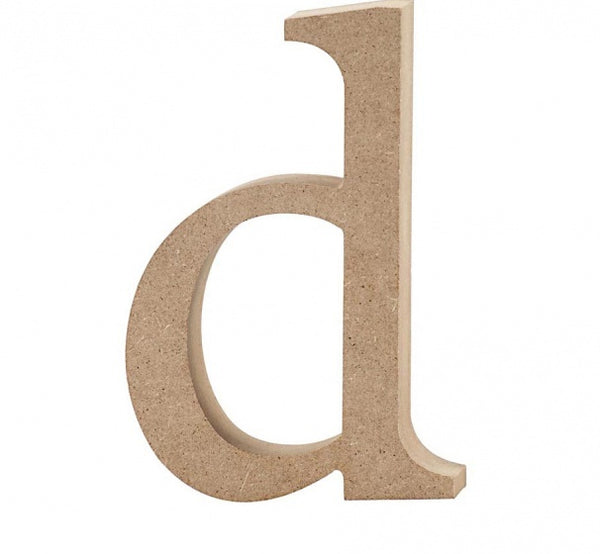 letter d MDF 12,2 cm