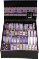 decoratielint 200 cm textiel paars 49-delig