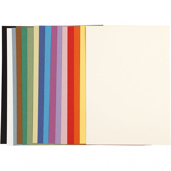 Frans karton assorti A4 210 x 297 mm 16 kleuren